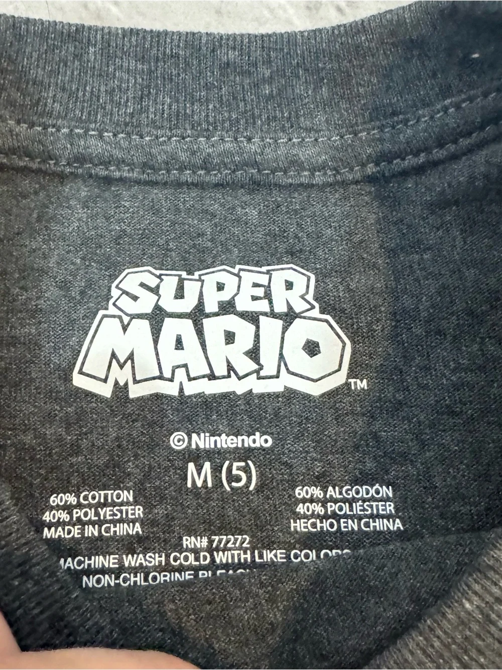 Super Mario Graphic Print T-Shirt